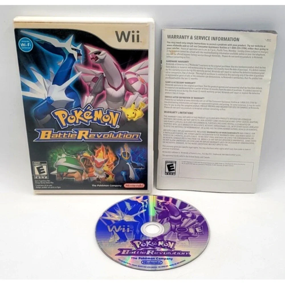 Pokemon Battle Revolution (Nintendo Wii, 2007) CIB COMPLETE IN‎ BOX *READ*
